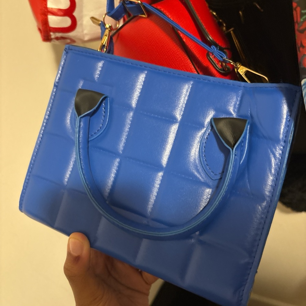 Fashion Nova Vibrant Blue Mini Bag